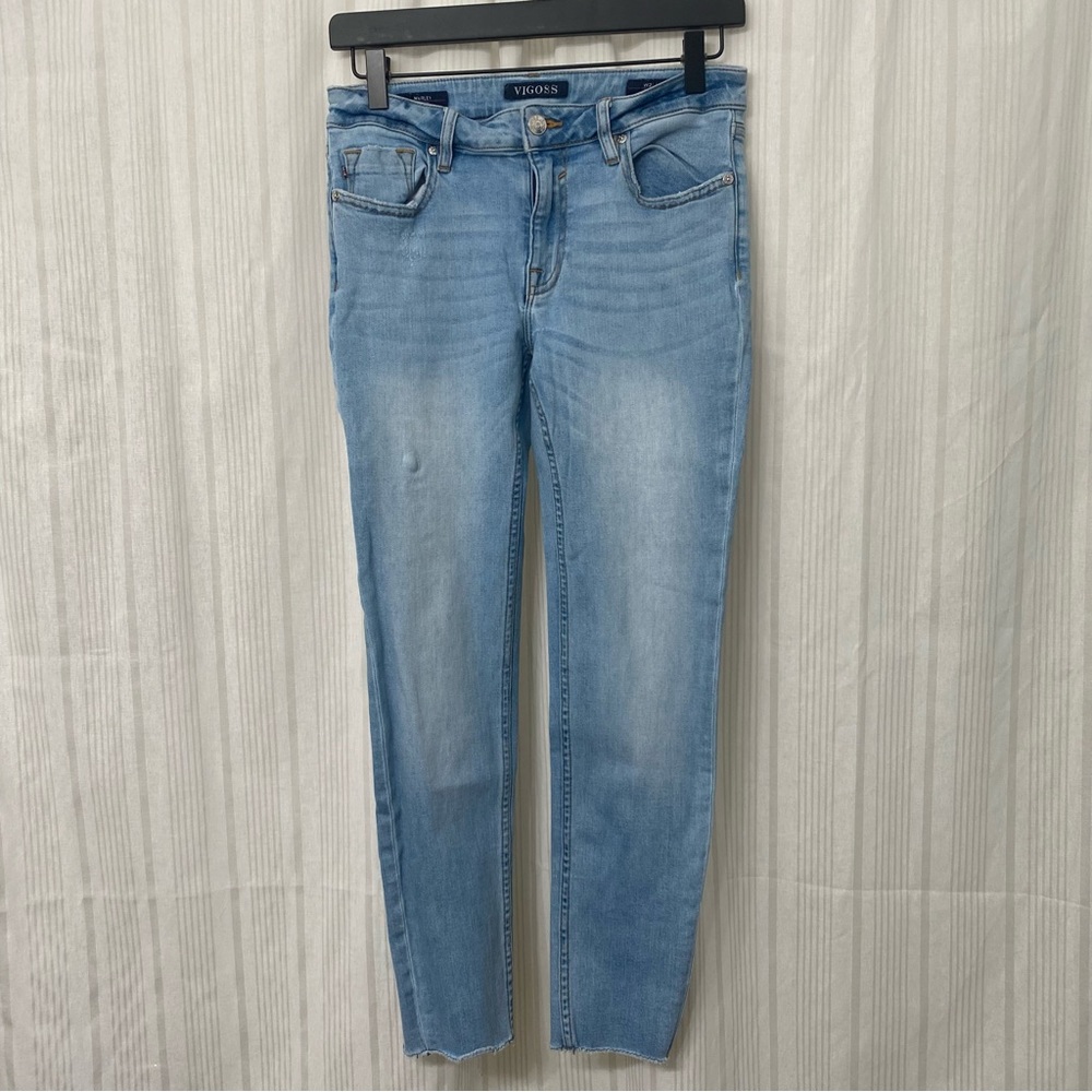 🌈5/$25 BUNDLE! Vigoss Colle Skinny midrise light wash jeans *flawed*